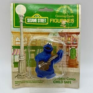 1982-SESAME STREET  Cookie Monster Drawing‎ Board Greeting Cards See Notes